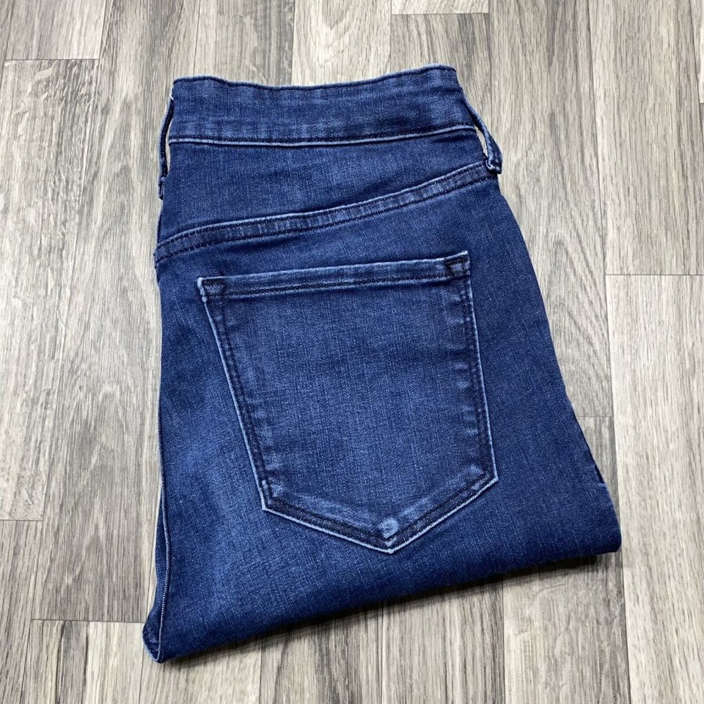 OLD NAVY Rockstar Super Skinny High Rise Blue Denim Jeans Women's Size 30 Waist